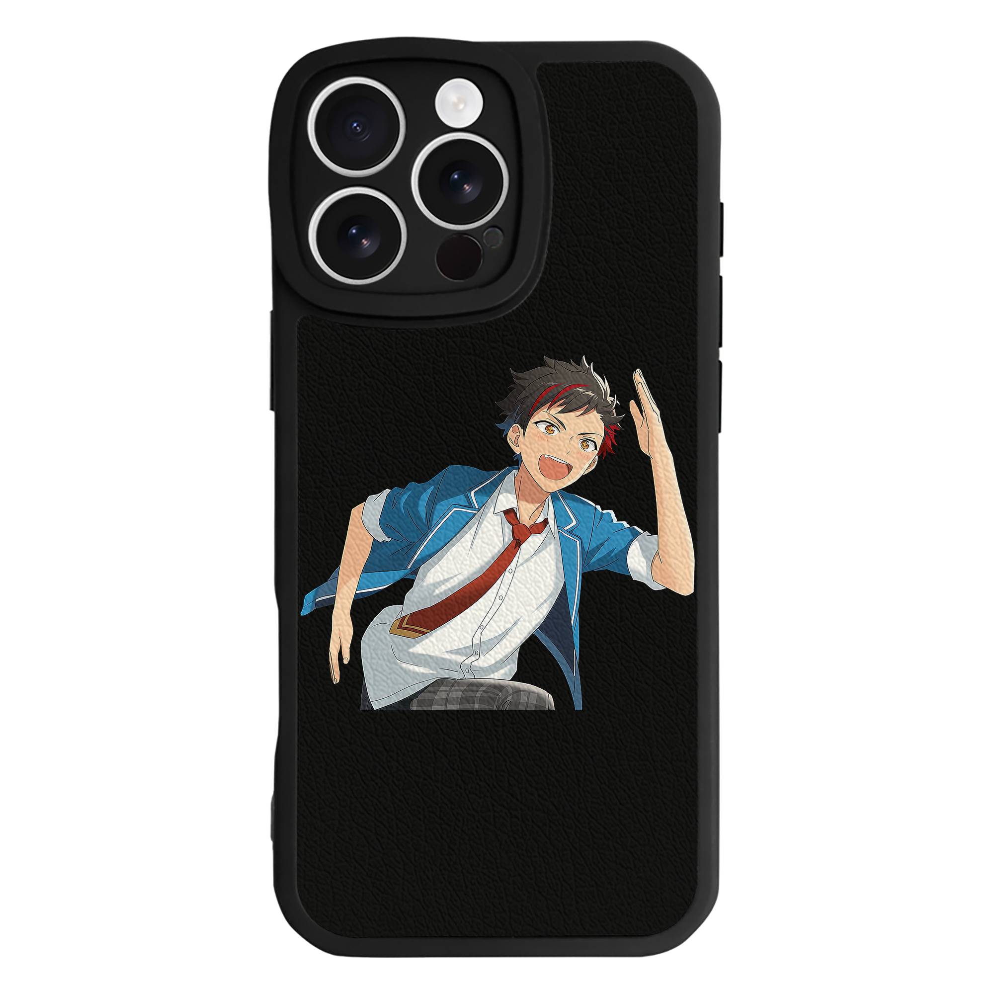（画像用） あんさんぶるスターズ! Ensemble Stars 【iPhone 16シリーズ対応】シリコンスマホケース（レザー調） 材質：シリコン